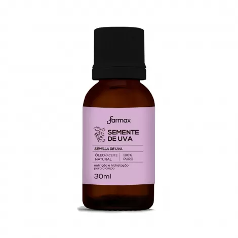 FARMAX OLEO CAPILAR CORPORAL SEMENTE UVA 30 ML x 1